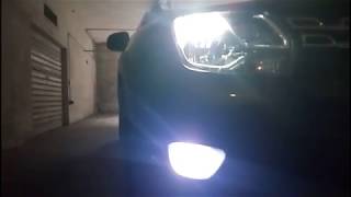 Installazione Fendinebbia Led con Angels Eye Dacia Duster [upl. by Yecaw]