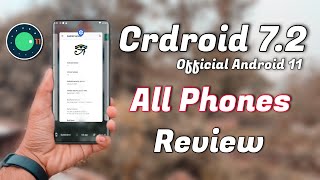 Crdroid 72 Official Andrord 11 Review  All Phones Ft Redmi Note 4 [upl. by Cronin]