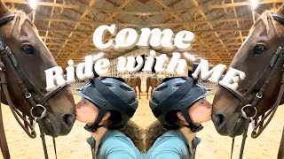 HORSE RIDING VLOG  GoPro Horse Riding Lesson [upl. by Bowlds768]