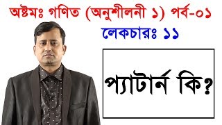 11 JSC Math Chapter 1 Part1 ll Eight Math Chapter 1 ll Class 8 Math Chapter 1 ৮ম গণিত প্যাটার্ন [upl. by Ahsats]