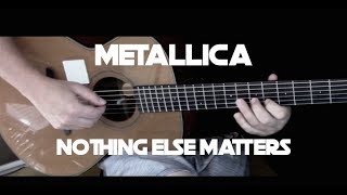 Kelly Valleau  Nothing Else Matters Metallica  Fingerstyle Guitar [upl. by Rush]