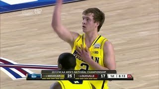 Spike Albrecht 17 points in NCAA Championship Game Full Highlights 4813 [upl. by Mazurek971]