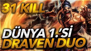 DÜNYA DRAVEN 1Sİ İLE DUO  PENTA VERMEMEK İÇİN FF VERDİLER  31 KİLL  ZEKANZ [upl. by Oicaroh884]