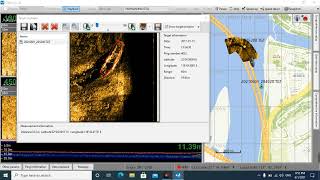 Beijing Lcocean Side Scan Sonar Target Management and Real time Mosaic on Maps [upl. by Neyuh]