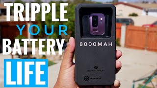 ZeroLemon Samsung Galaxy S9 Plus 8000mah Battery Case Review [upl. by Notpmah]