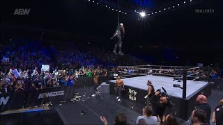 Darby Allin Return Rafter Entrance AEW Dynamite Highlights Today [upl. by Albrecht497]