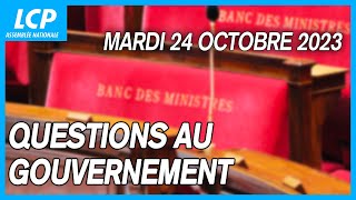 Questions au Gouvernement à lAssemblée nationale  24102023 [upl. by Cleon]