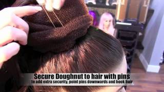 Audrey Hepburn hairstyle 3 minute tutorial [upl. by Adnocahs390]