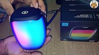 Portable Bluetooth Mini Speaker with Lights iGear Spectrum Unboxing Review Tamil [upl. by Ieppet351]