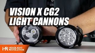 Vision X CG2 LED Light Cannons Review and Demo  These things are insane [upl. by Alleon]