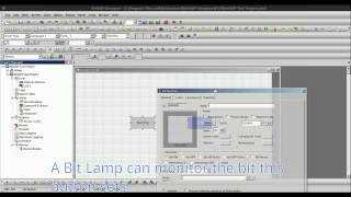 Advantech WebOP Designer HMI Using Bit Lamps amp Buttons Tutorial [upl. by Bible]