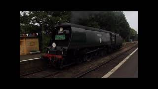 WATERCRESS LINE AUTUMN STEAM GALA 6th102024 CANON EOS 7D FOOTAGE [upl. by Anyat]