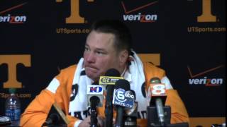 Butch Jones Press Conference After Vols Beat South Carolina 11214 [upl. by Venita]