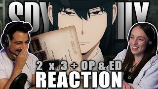 SPY x FAMILY Season 2 Episode 3 REACTION  OPENING amp ENDING REACTION [upl. by Ecraep]