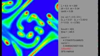 reaction diffusion with advection [upl. by Katrine]