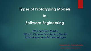 Types of Prototype Model in Software Engineering Project Management [upl. by Roumell]