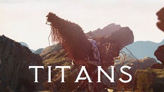 TITANS  Blender 3D Animation [upl. by Ettenawtna47]