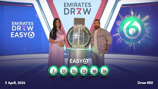 ED EASY6 Live Draw 05th April 2024 [upl. by Pernas763]