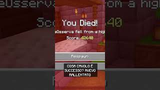 KENDAL MUORE PER UN BUG SU MINECRAFT [upl. by Icul]