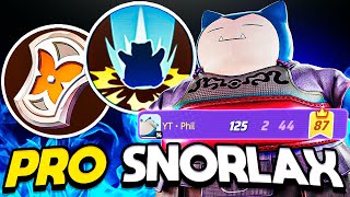 HOW TO PLAY SNORLAX AT THE HIGHEST LEVEL  1 DEFENDER SNORLAX GUIDE  POKEMON UNITE [upl. by Omrelliug817]