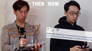 TwoSetViolin Archive  Musicians Then vs Now [upl. by Eirena]