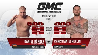 GMC Free Fight Christian Eckerlin vs Daniel Dörrer  GMC 18 [upl. by Fortna996]