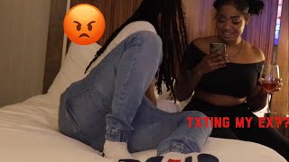 TEXTING MY EX PRANK ON GIRLFRIEND [upl. by Borroff]