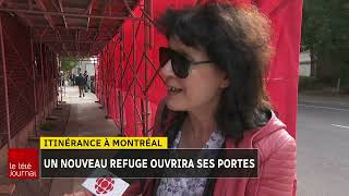 Itinérance à Montréal  un nouveau refuge ouvrira ses portes [upl. by Anirba196]