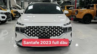 Huyndai santafe 2023 bản 22 full dầu cao cấp xe đẹp xuất sắc lh 0813561111 [upl. by Dagny966]