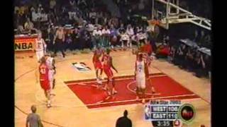 kobe blocks jordan 2003 all star game [upl. by Eillam]