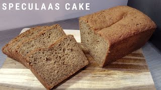 How To Make Speculaas Cake  Dutch Cake Recipe [upl. by Lynde]