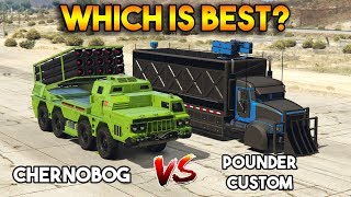 GTA 5 ONLINE  CHERNOBOG vs POUNDER CUSTOM WHICH IS BEST [upl. by Jereld]