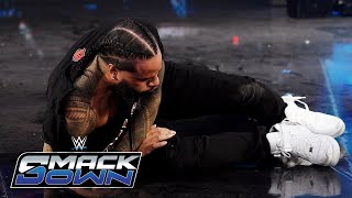 The Bloodline drag Jimmy Uso out from the back SmackDown highlights Oct 18 2024 [upl. by Depoliti]