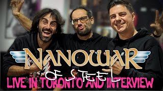 NANOWAR OF STEEL Live in Toronto amp Interview [upl. by Doreen]