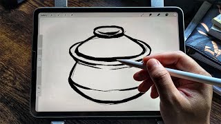 How to draw a Palayok  the Filipino traditional cookware  Easy Drawing Tutorial [upl. by Iand]