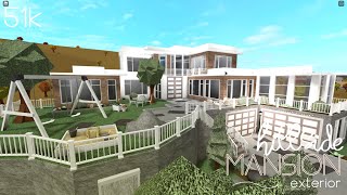 Roblox  Bloxburg  Modern Hillside Exterior 51k [upl. by Virgie]