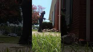 Trimming Bushes Hack Or Cheat smallenginerepair landscaping smallbusinessowners [upl. by Cline]