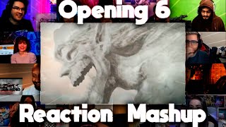 Attack On Titan Season 4 Opening 進撃の巨人 オープニング OP 6  REACTION MASHUP [upl. by Nnaear]