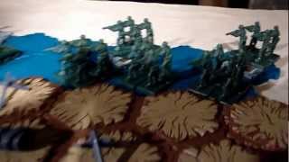 MemoirScape Memoir44 scenario built with Heroscape terrain M44 3d [upl. by Levin]