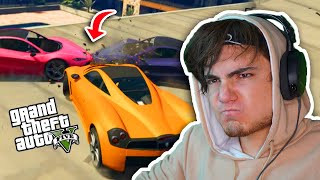 GTA 5 Online Ekip  ÇATIDA ARABALARLA SUMO [upl. by Pike]