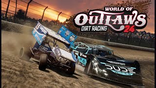 NEW Game coming soon  World of Outlaws Dirt Racing 24 [upl. by Zilber814]