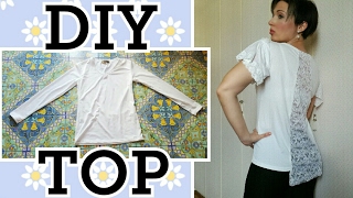 Come allargare una MAGLIA e trasformarla in un TOP TRENDY  Tutorial by Diana Toto [upl. by Doig]