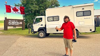 Road Trip to Banff Canada in my New Home on Wheels Mitsubishi Fuso Truck Camper [upl. by Tufts200]