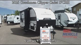 NEW 2025 Coachmen Clipper Cadet 17CBH with offgrid fridge [upl. by Cesya]