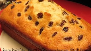 RUM AND RAISINS CAKE recipe [upl. by Lohrman]