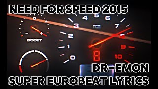 NFS 2015  SUPER EUROBEAT MIX  LYRICS 4K60FPS [upl. by Zwiebel]