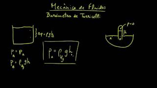 5 Como funciona um barómetro de mercúrio [upl. by Calypso]