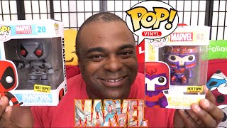 Funko Pop Marvel MAGNETO amp DEADPOOL Unboxing amp Review Hot Topic Exclusive [upl. by Lamoree]