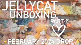 ✨Jellycat Unboxing NEW RELEASES Part 2✨February 2024 Drop💕 [upl. by Metzgar99]