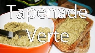 Recette tapenade verte basilic et amandes [upl. by Carmelo105]